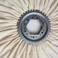 Bias airway Medium hard white Cloth Buffing Wheel